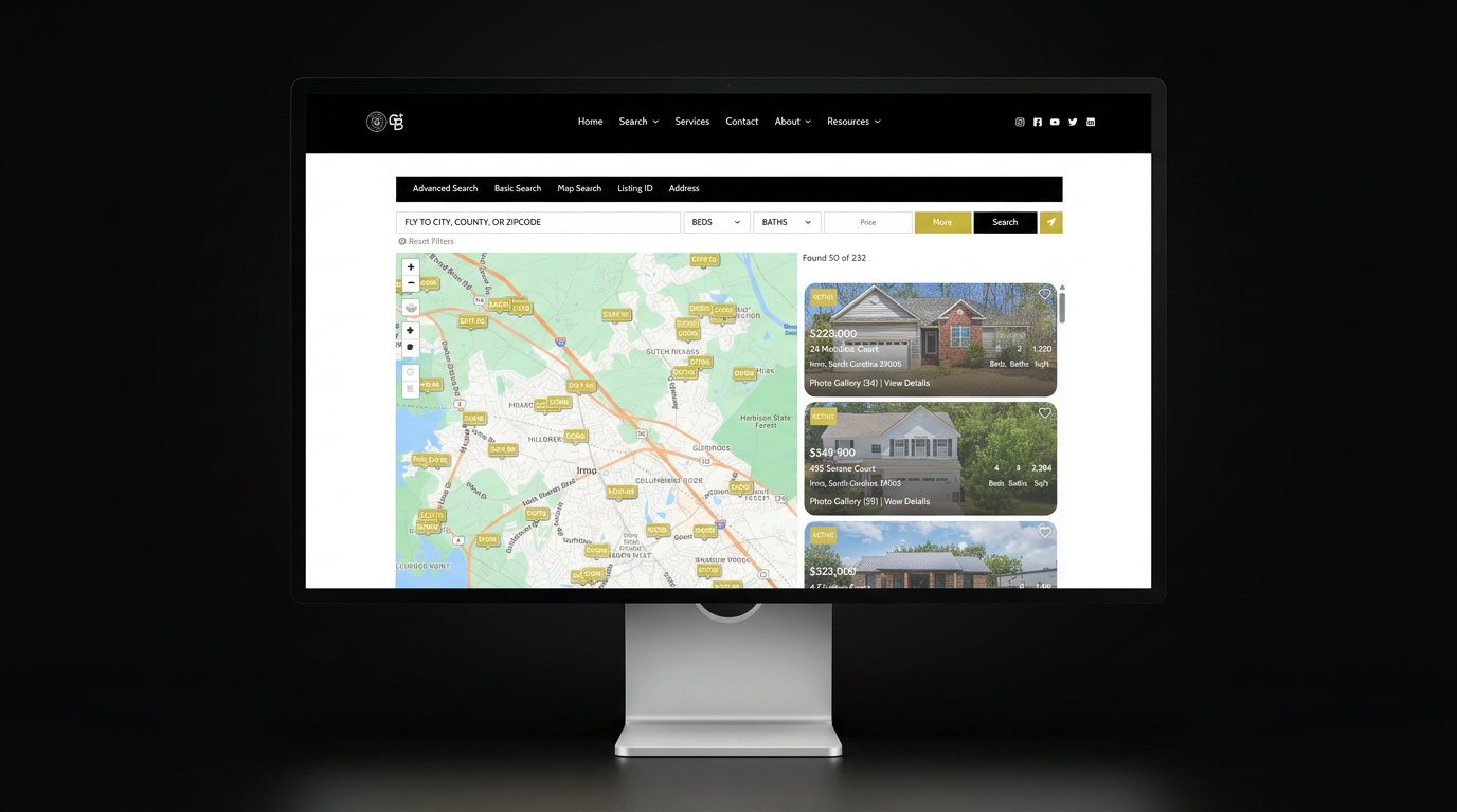 IDX Broker Integration for Real Estate Clients mockup
