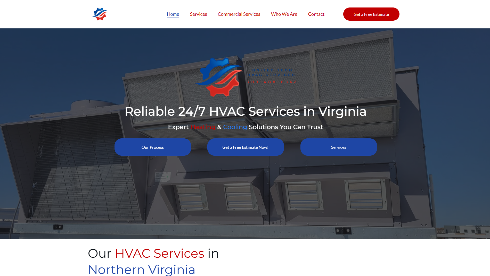 United Tech HVAC Services screenshot 1